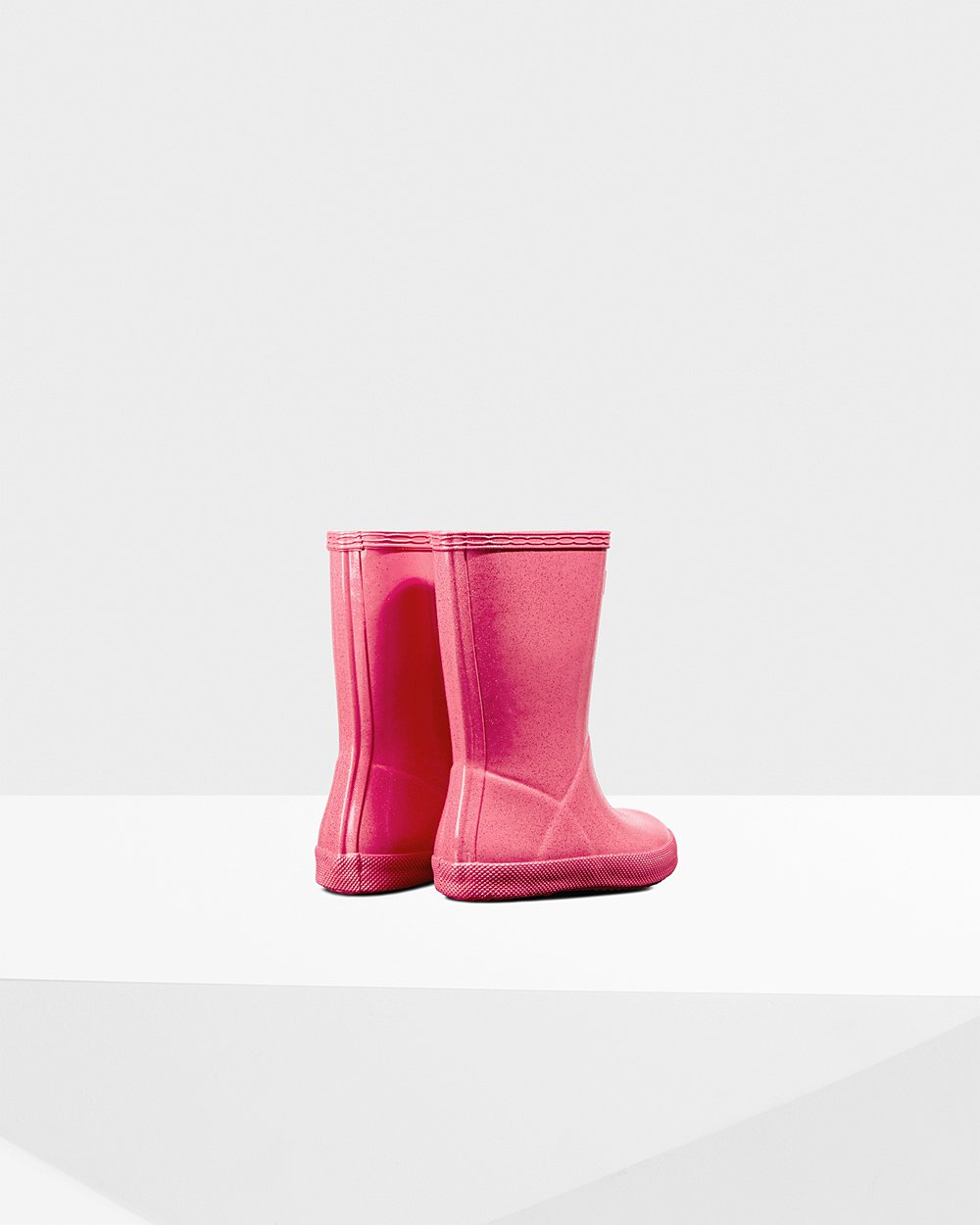 Kids Rain Boots - Hunter Original First Classic Starcloud (87LPFJBCV) - Pink